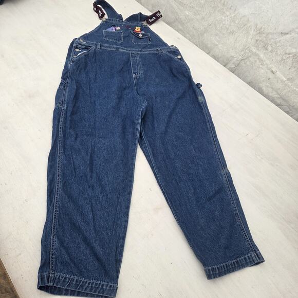 Disney Pants - Vintage Disney Pooh Bear Eeyore Denim Overalls Womens 18/20W Embroidered
